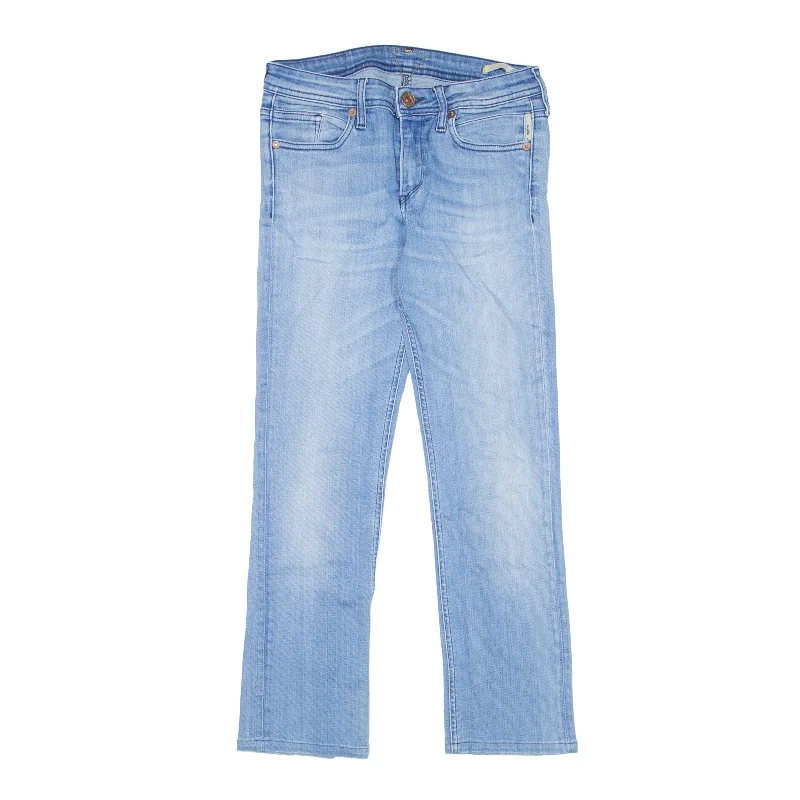 MELTIN' POT Melia Jeans Blue Denim Regular Straight Stone Wash Womens W26 L23 Cozy Relaxed Fit Jeans MELTIN' POT Melia Jeans Blue Denim Regular Straight Stone Wash Womens W26 L23 Cozy Relaxed Fit Jeans