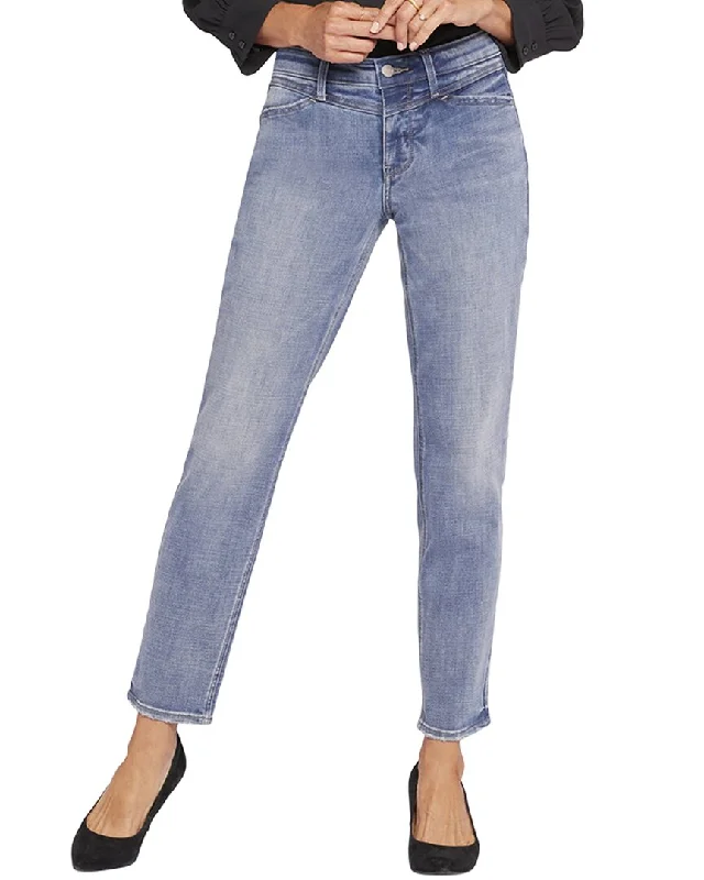 NYDJ Margot Romance Front Crop Jean Classic Button Fly Jeans