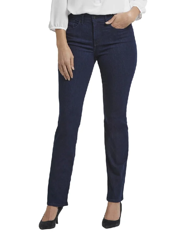 NYDJ Marilyn Rinse Straight Leg Jean Cozy Tencel Blend Denim Jeans