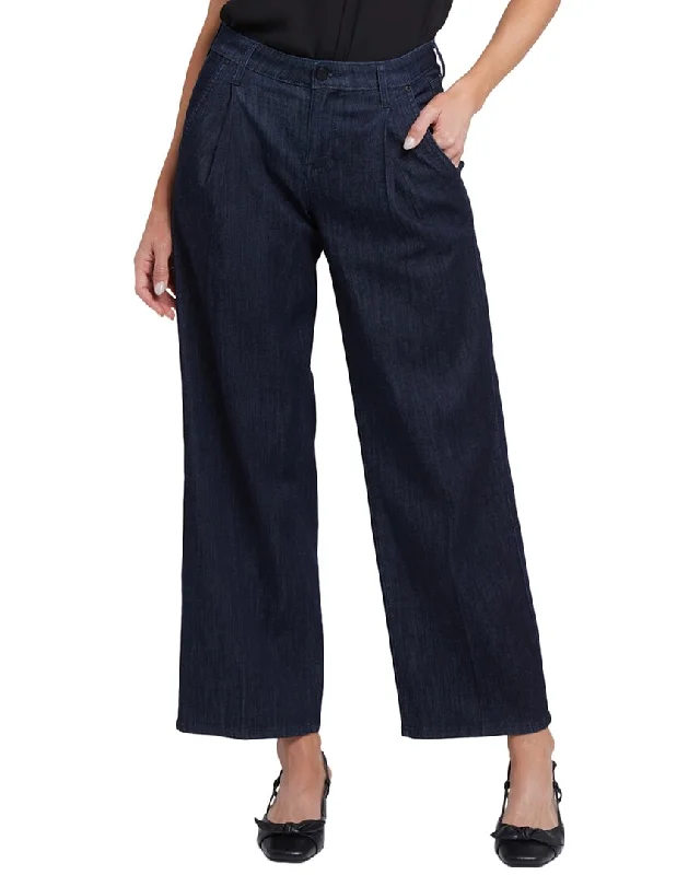 NYDJ Petite Teresa Rinse Ankle Crop Jean Stylish Stone-Wash Denim Jeans
