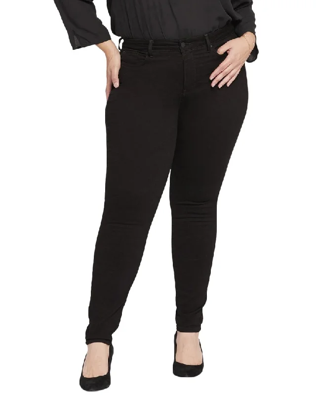 NYDJ Plus Ami Black Skinny Jean Stylish High-Waist Skinny Denim