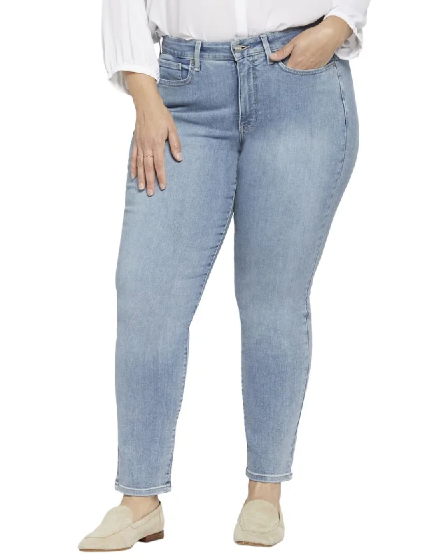 NYDJ Plus Sheri Haley Slim Jean Stylish Slim Fit Denim