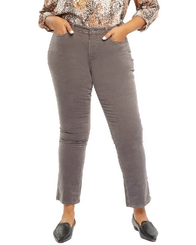 NYDJ Plus Sheri Volcanic Glass Slim Jean Chic Dark-Wash Skinny Jeans