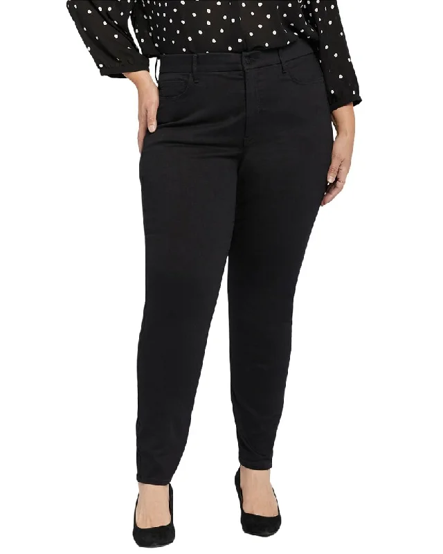NYDJ Plus Waist Match High-Rise Ami Skinny Jean Comfortable Distressed Straight-Leg Jeans NYDJ Plus Waist Match High-Rise Ami Skinny Jean Comfortable Distressed Straight-Leg Jeans