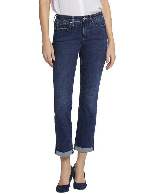 NYDJ Sheri Cambridge Ankle Crop Jean Cozy Relaxed Fit Jeans