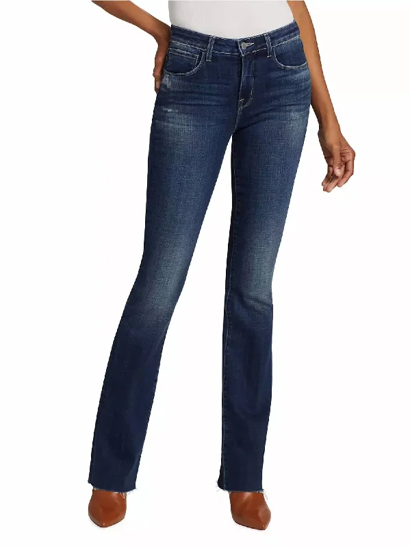 Ruth High-Rise Straight Leg Denim Jeans In Atwood Trendy Colored Denim Jeans