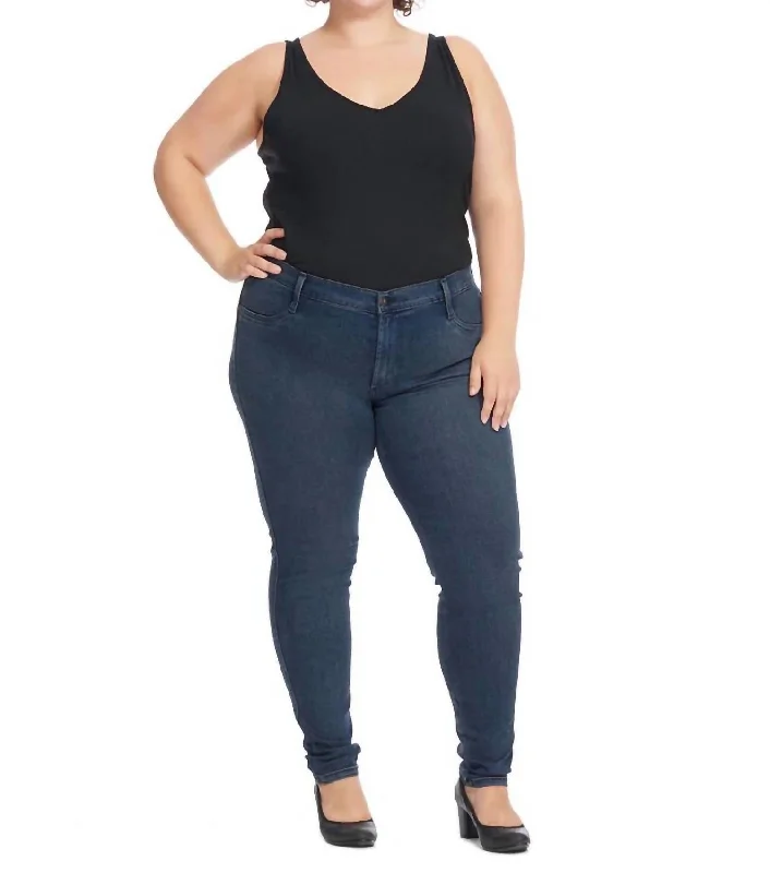 Skinny Legging Jean In Phantom Comfortable Stretch Denim Jeans