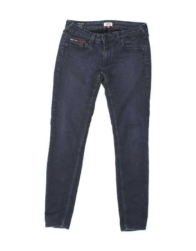 TOMMY HILFIGER Womens Sophie Low Waist Skinny Jeans W29 L32 Navy Blue Comfortable Dark Wash Jeans TOMMY HILFIGER Womens Sophie Low Waist Skinny Jeans W29 L32 Navy Blue Comfortable Dark Wash Jeans