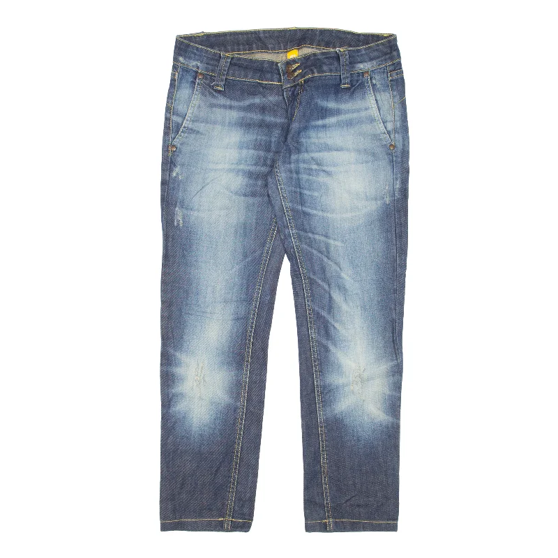 UP STAR Jeans Blue Denim Slim Straight Stone Wash Womens W28 L27 Fashionable White Denim Jeans UP STAR Jeans Blue Denim Slim Straight Stone Wash Womens W28 L27 Fashionable White Denim Jeans