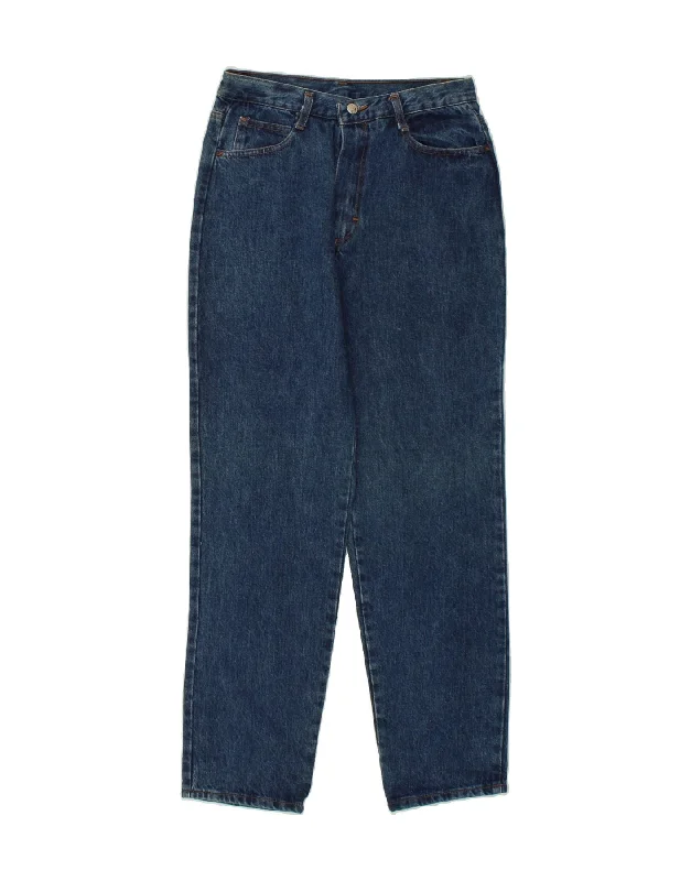 VINTAGE Womens Tapered Jeans IT 44 Medium W28 L30 Blue Cotton Fashionable Jeggings Style Jeans VINTAGE Womens Tapered Jeans IT 44 Medium W28 L30 Blue Cotton Fashionable Jeggings Style Jeans